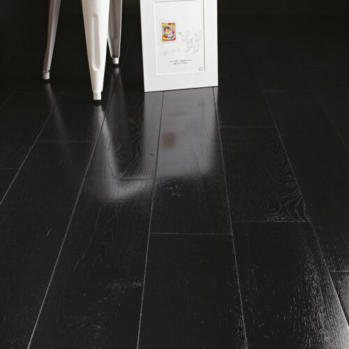 finish oak floor extra glossy black src parquet