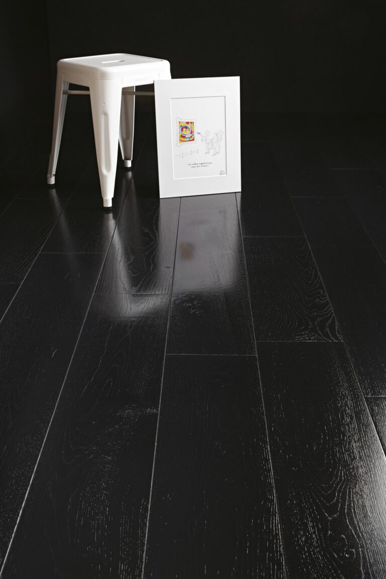 finish oak floor extra glossy black src parquet