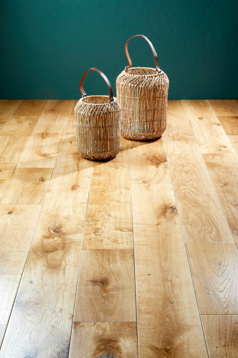 natural glossy oiled oak floor finish