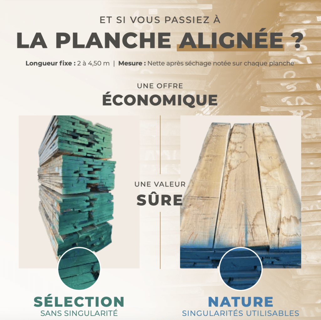 planches alignées src scierie