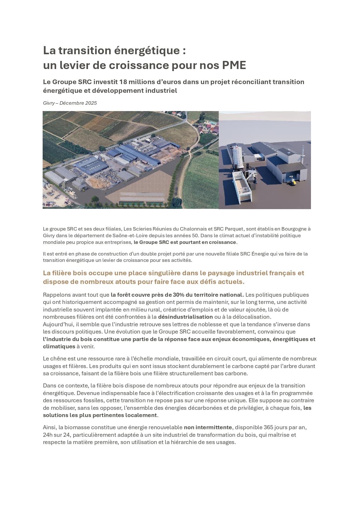 src energie communiqué de presse page 0001