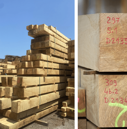 src pièces équarries