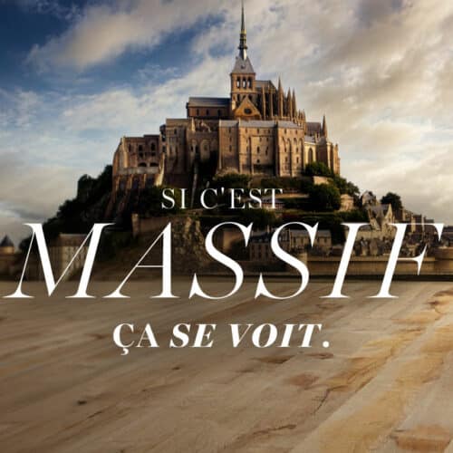 couverture web si c'est massif mt st michel